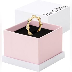 Pandora modern love pod ring GOLD size 8